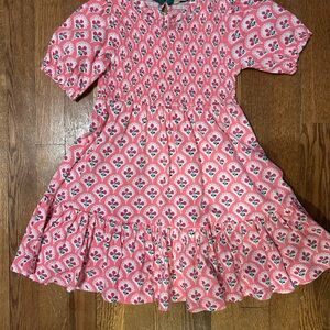 Mini Boden Pink Floral Kids Dress